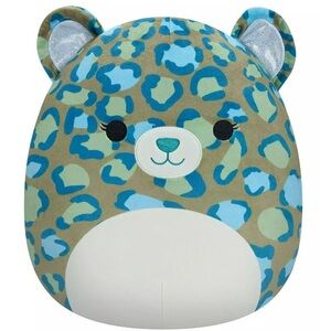 NWT Squishmallow 7.5’ Enos the Dark Green Leopard